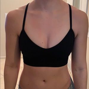 lululemon ebb to street sports bra, size 6